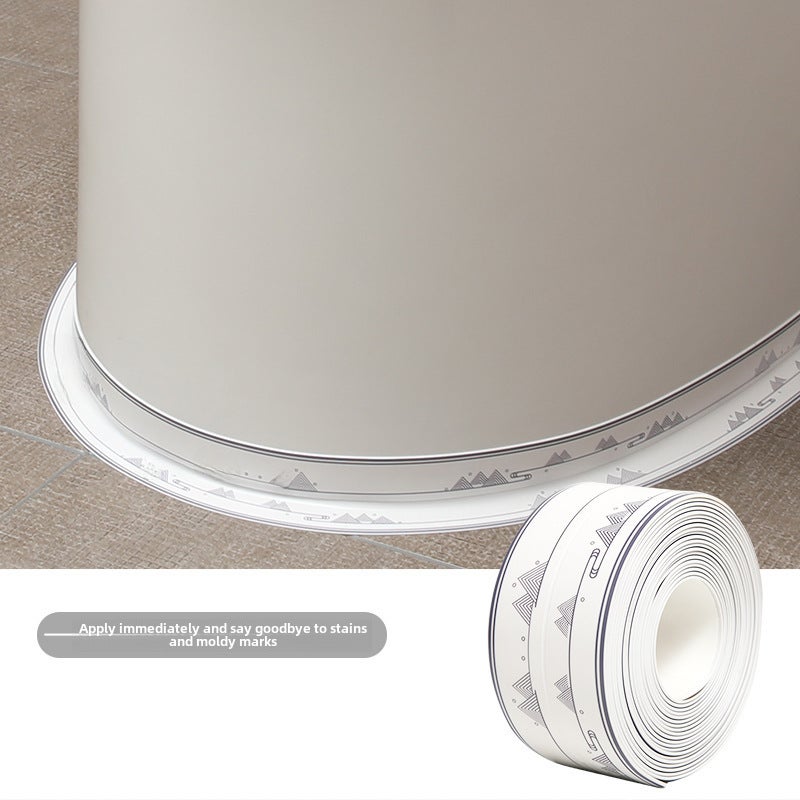 Waterproof Mildewproof Sealing Tape for Bathroom [Simple landscape] 3.8cm wide waterproof glue 