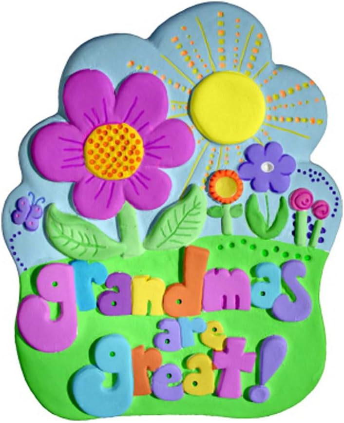 Homesmiths Grandma's Are Great Plaster Craft Wall Plaque - Image 2