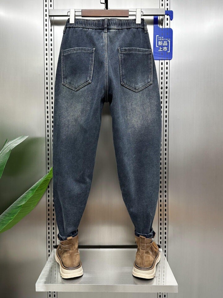 Unisex Classic Denim Jeans Loose Fit Daily Outdoor Wear - Image 5
