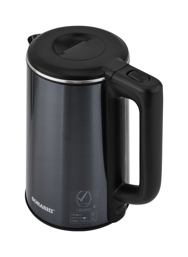 SONASHI 1.8L Cordless Kettle - 304 Stainless Steel Kettle with 3 Layer Cool Touch Body | 360-degree Swivel Base with Auto Shutdown and Power On/Off Indicator Light Feature 1.8 L SKT-1810 Black - Image 2