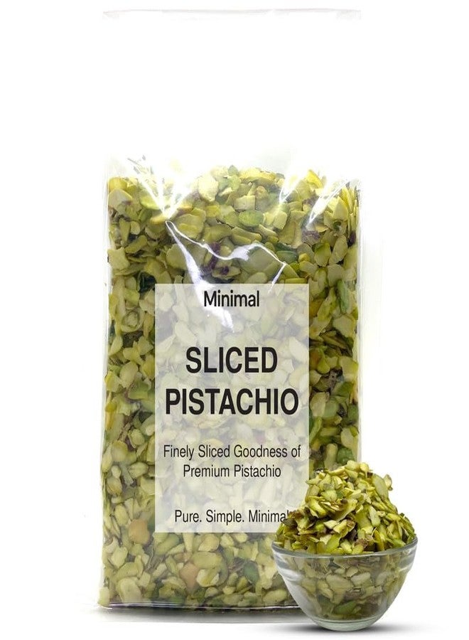 Minimal Sliced Pistachio, 3.5 oz (100 g), Sicily, Pistachio Flakes Baking, Cooking, Ice Cream Topping, Pizza Pasta, sandwhich, Non GMO - Image 1