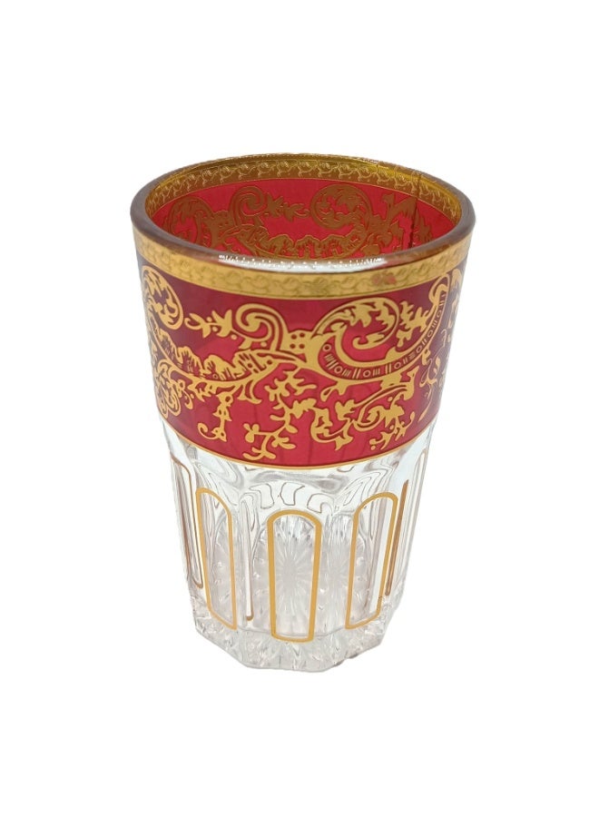 طقم أكواب شاي مغربية مكون من 3 قطع، طقم أكواب شاي مغربي تقليدي بنكهة النعناع - Image 2