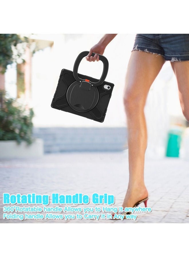 Rock Pow Case for iPad (A16) 11th 11 inch 2025 Gen iPad 11 Case/Case For iPad 10th Gen Case 2022 iPad 10 Case Upgraded Grade Heavy Duty Silicone with Pencil Holder 360 Degree Rotating Stand Handle Cover for 11" iPad 11th 2025/10.9"iPad 10th Gen 2022 - Image 5