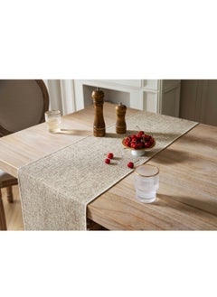 Arabest Rustic Table Runner with Handmade Tassels, Brown Burlap Style Farmhouse Table Runners, Long Woven Dining Table Runner for Party Holiday Daily Use  - Image 4