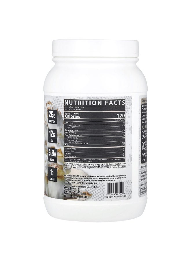 Nutrex Research Nutrex Research, IsoFit® Protein, Vanilla Bean Ice Cream, 2.14 lbs (969 g)  - Image 2