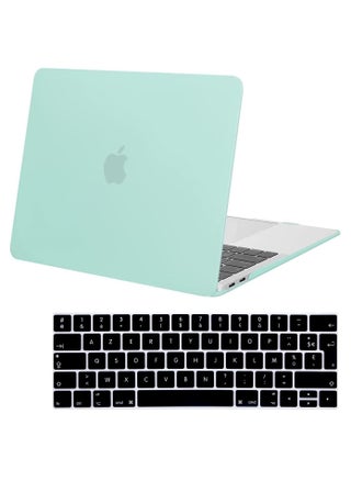 Protective Hard Shell Case UK Layout French Keypad Cover Compatible for MacBook New Pro 13-Inch Model A1706 A1708 A2159 A1989 with touch bar and Touch ID Release 2016 to 2019 Mint Green - pzsku/Z98E850CB9459C8C3212BZ/45/_/1676443815/76fc1efc-2952-41ec-a328-8eb293edbfab