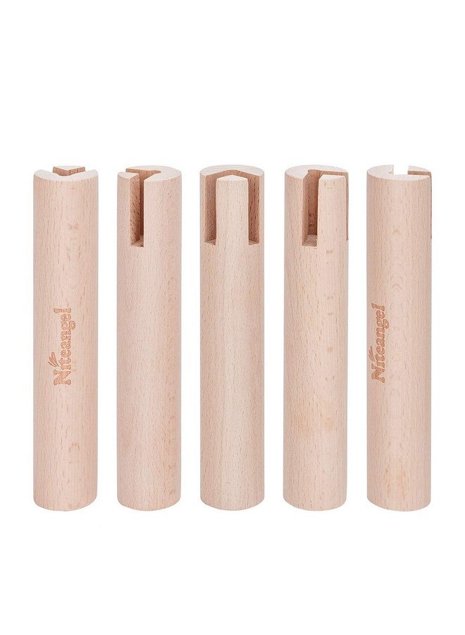 Niteangel Set of Beech Stilts for Elevating & Safely Setting Multi-Chamber Series Maze House (Set of 5 Stilts (5.9'' H)) - Image 1