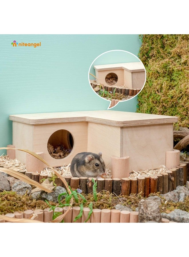 Niteangel Set of Beech Stilts for Elevating & Safely Setting Multi-Chamber Series Maze House (Set of 5 Stilts (5.9'' H)) - Image 3