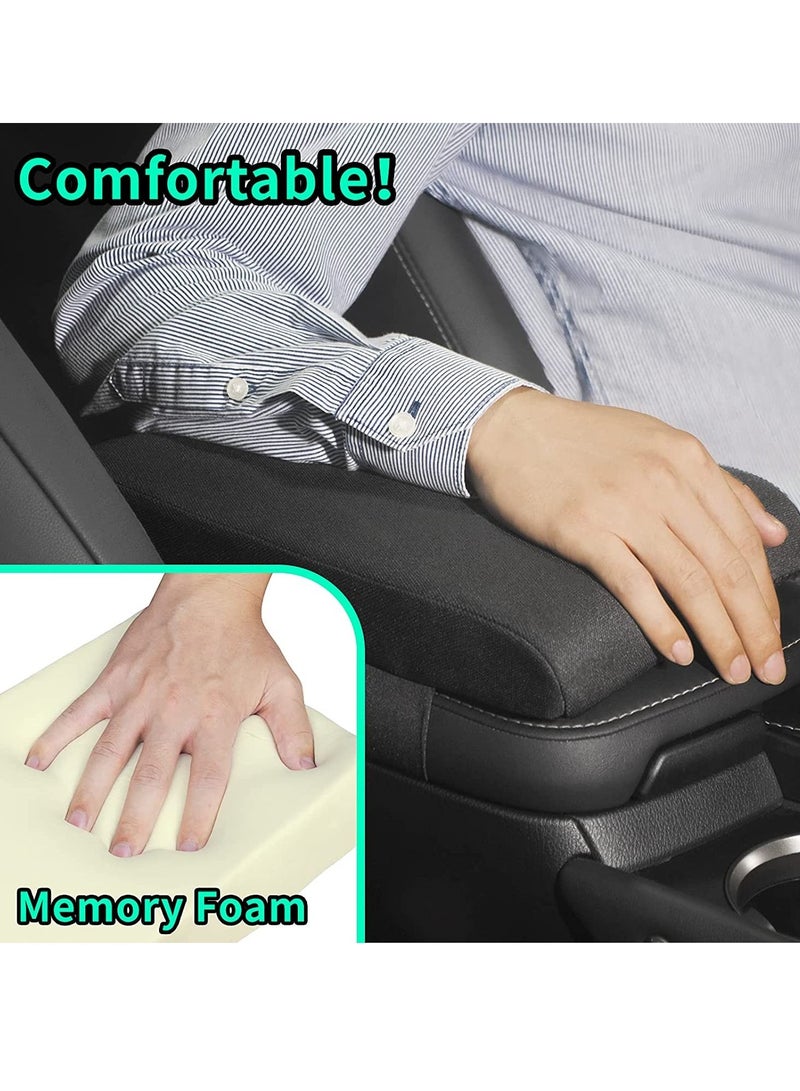 Y&D Car Center Console Cover Memory Foam Armrest Cushion Arm Rest Covering Middle Covers for Truck Auto Suv  - Image 2