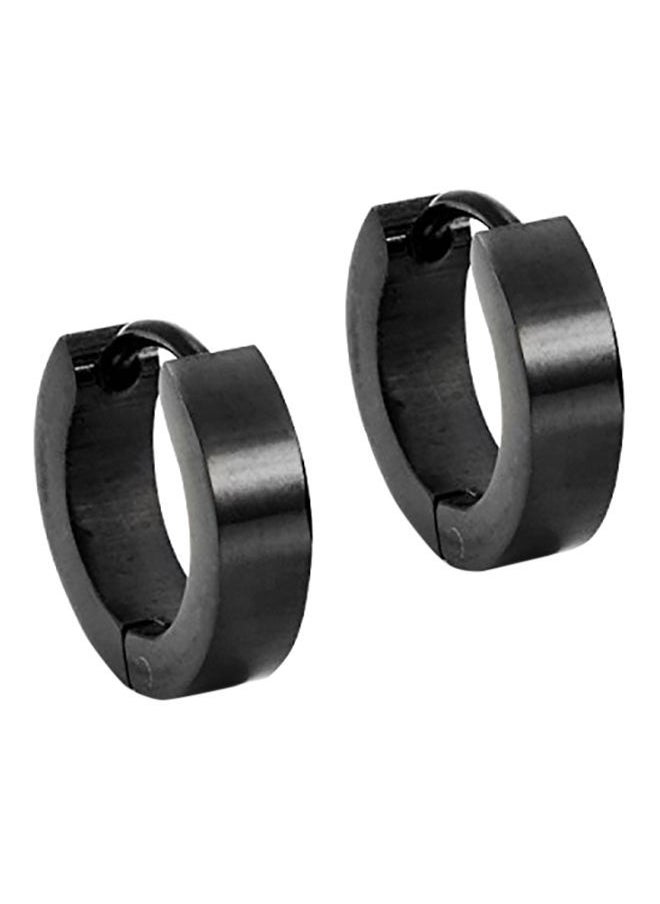 NIBEMINENT - Stainless Steel Huggie Hoop Earrings - Image 1