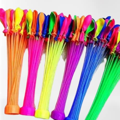Webelkart Rubber Premium Holi Water Balloon Pack Of 10-111 Pes Magic Balloon Fasting Filling Balloons For Holi Festive (Multicolor) - Image 5