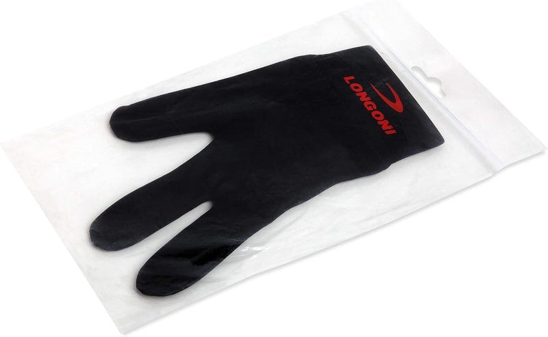 Longoni Billiard Pool CUE Glove - Black - One Size fits All - Image 4