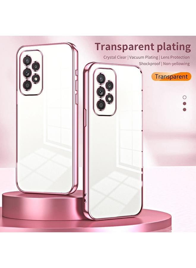 S-TOP Case For Samsung Galaxy A33 5G Transparent Plating Fine Hole Phone Case - Image 2