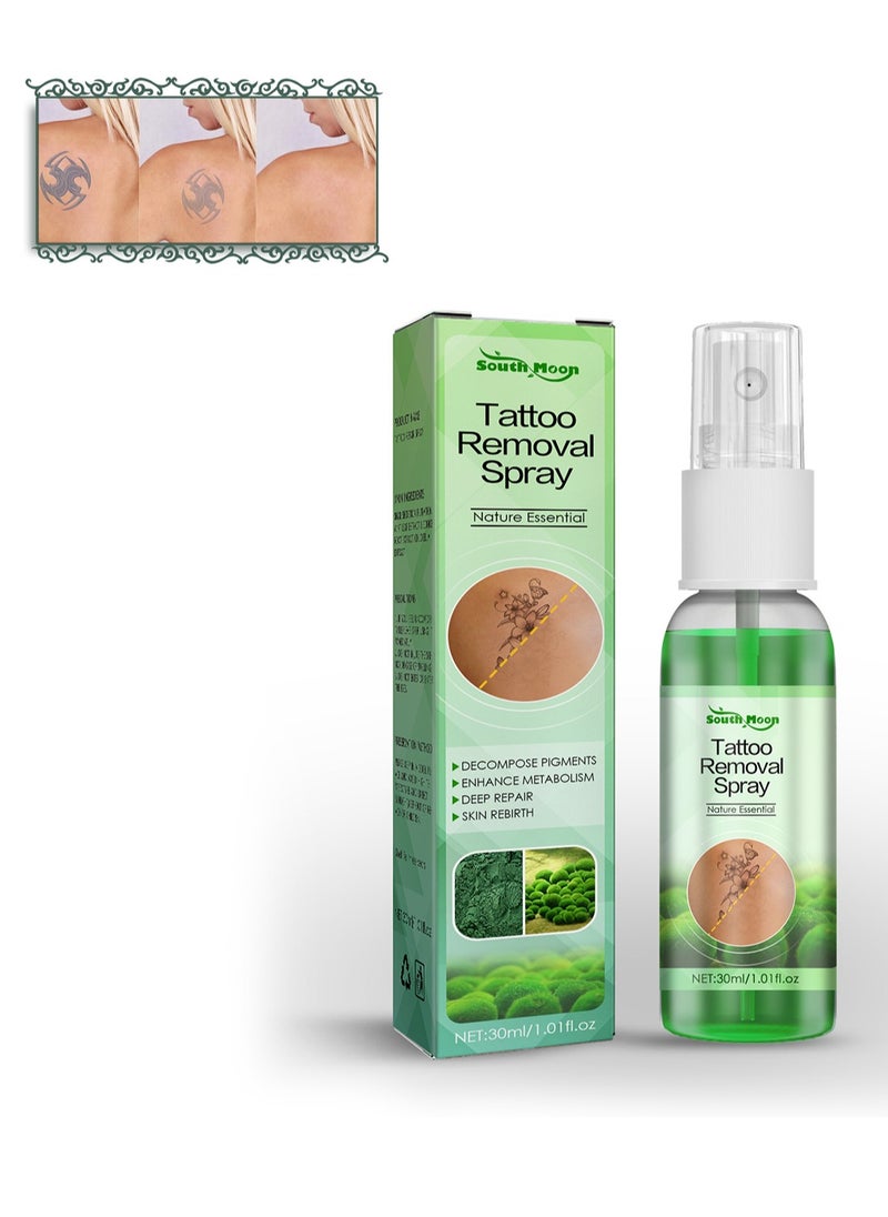 SOUTH MOON - Natural Herbal Tattoo Removal Spray Tattoo Removal and Fading Painless and Permanent Tattoo Removal 30ml - Image 1