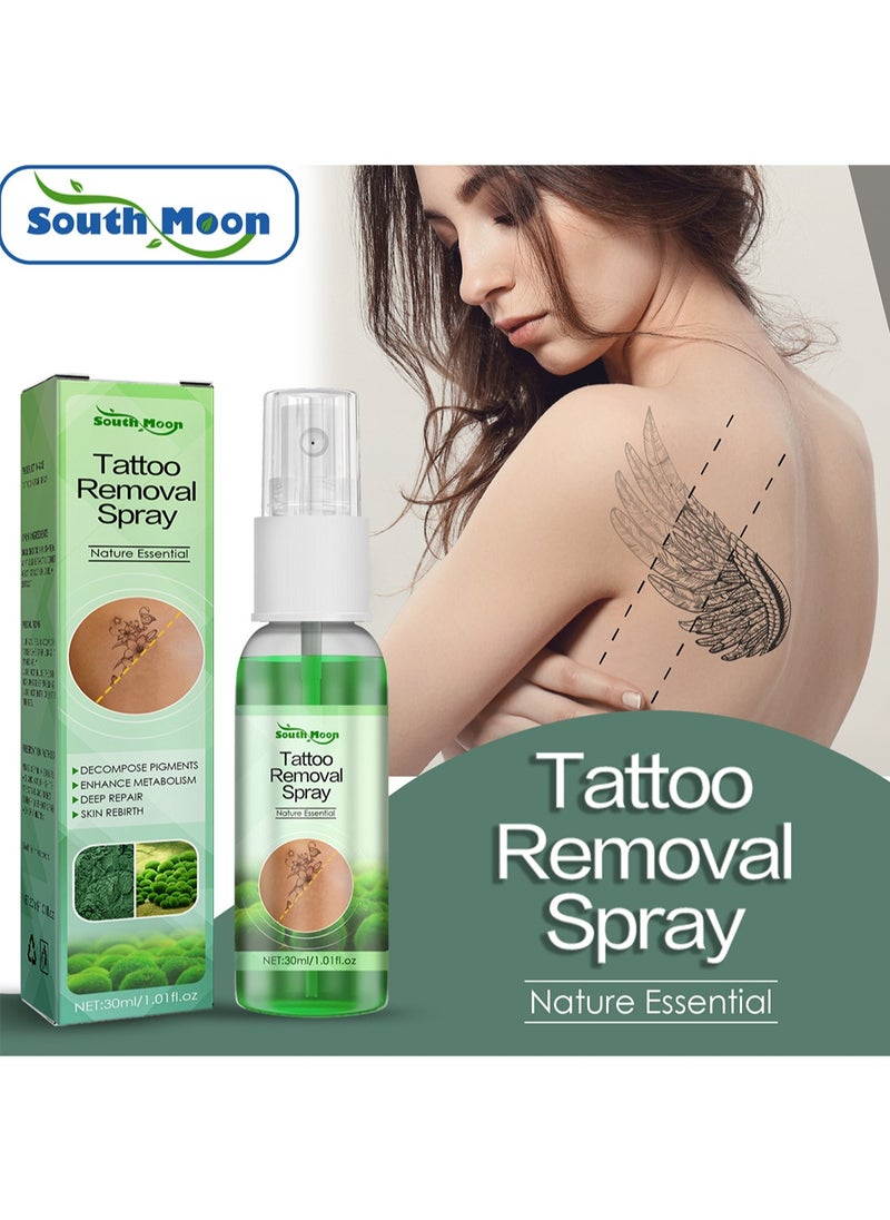 SOUTH MOON - Natural Herbal Tattoo Removal Spray Tattoo Removal and Fading Painless and Permanent Tattoo Removal 30ml - Image 1