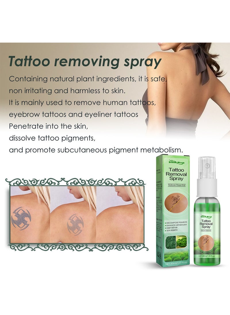 SOUTH MOON - Natural Herbal Tattoo Removal Spray Tattoo Removal and Fading Painless and Permanent Tattoo Removal 30ml - Image 1