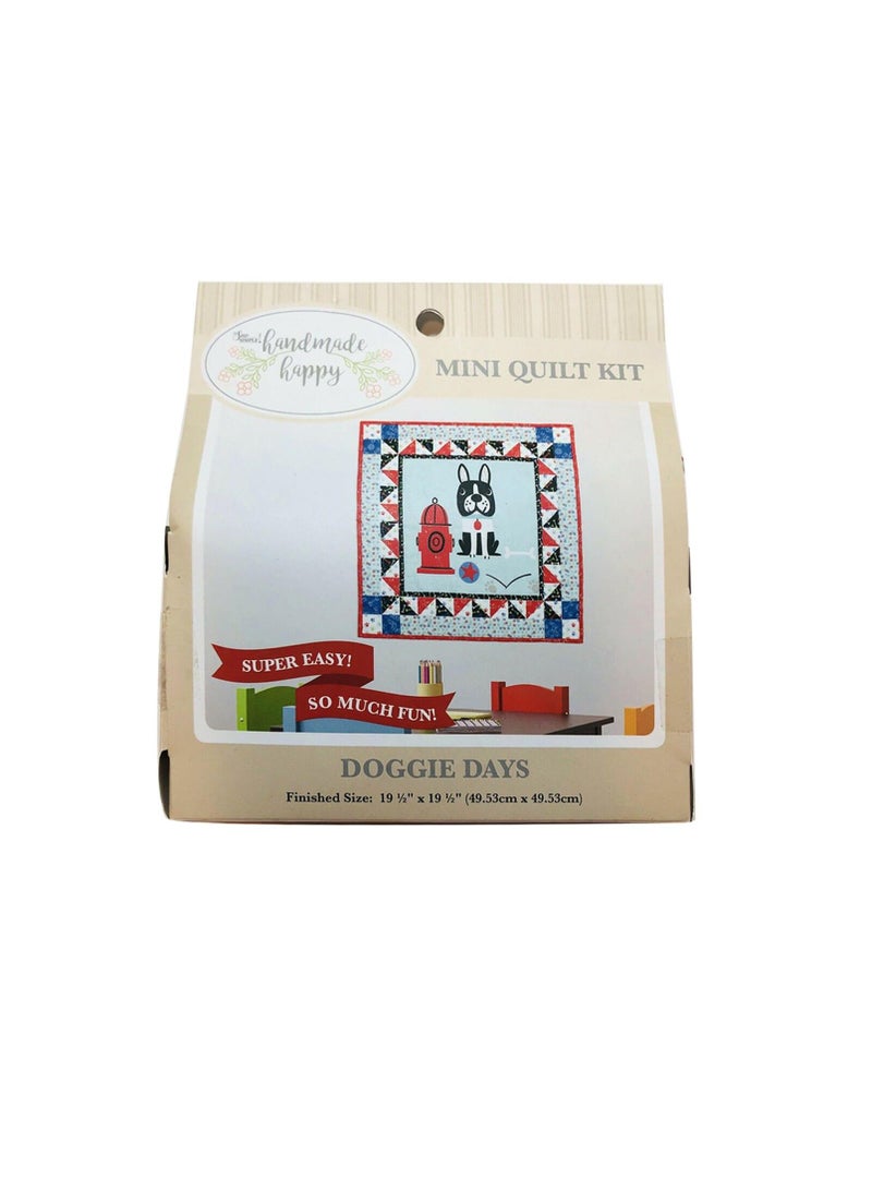 طقم لحاف هابي ميني مصنوع يدويًا كلاب - Image 2