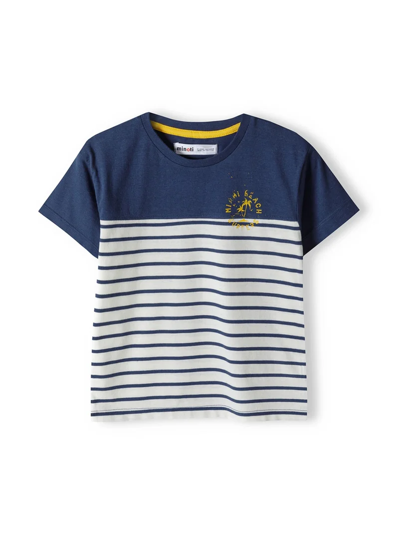 مينوتي Kids Boys  T-Shirt And Fleece Short Set