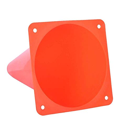 Alyoen 9 inch Orange Traffic Cones, Plastic Sport Cones, Soccer Training Cones for Outdoor Activity & Festive Events (Sets of 10/15/ 20) - Image 3