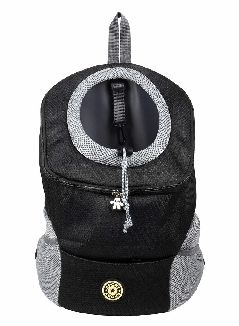 Excefore Pet Carrier Backpack for Dogs & Cats, Breathable Double Shoulder Dog Pet Bags Backpack - Image 1