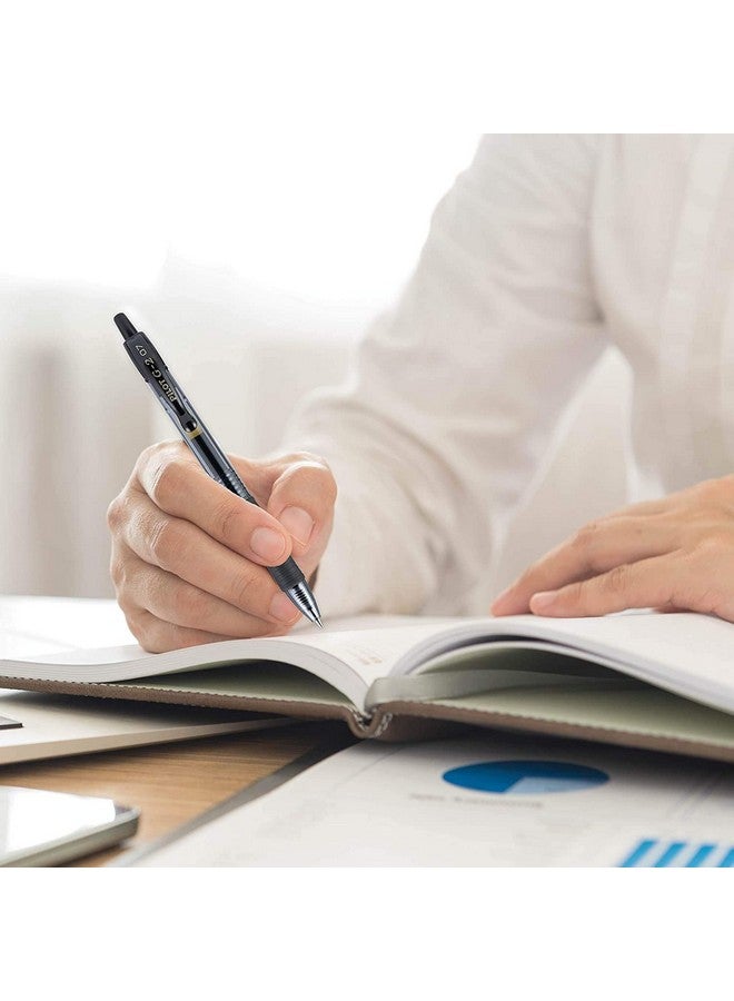 PILOT G2 Bold, Premium Gel Pens, Bulk Pack Of 10 Pilot G2 Pens, 5 Black G-2 & 5 Blue Ink, 1.0Mm Medium Point, Retractable Rolling Ball, Office & School Pens For Women & Men. - Image 3