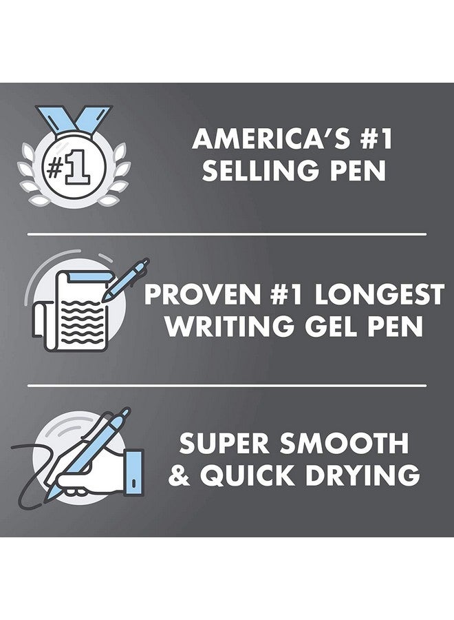 PILOT G2 Bold, Premium Gel Pens, Bulk Pack Of 10 Pilot G2 Pens, 5 Black G-2 & 5 Blue Ink, 1.0Mm Medium Point, Retractable Rolling Ball, Office & School Pens For Women & Men. - Image 5