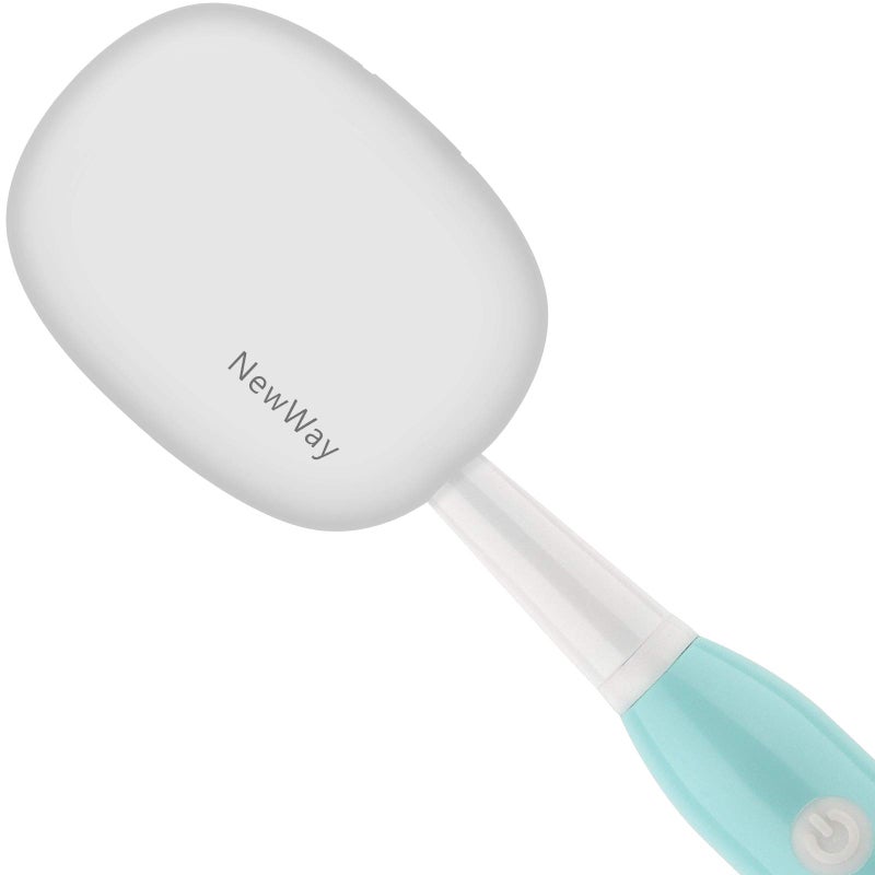 NewWay Mini Toothbrush Cover Rechargeable Travel Toothbrush Case with Holder for Houshold and Traving or Business Trip White - Image 1