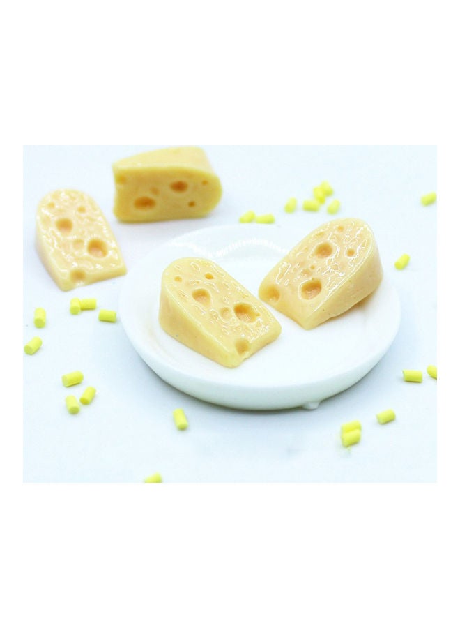NIBEMINENT 10-Piece Cheese Bread Design Food Model Toy - Image 4