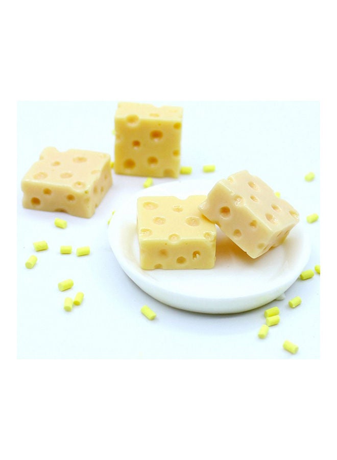 NIBEMINENT 10-Piece Cheese Bread Design Food Model Toy - Image 2