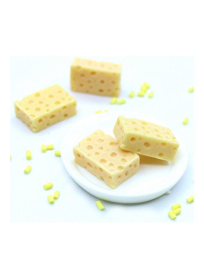 NIBEMINENT 10-Piece Cheese Bread Design Food Model Toy - Image 3