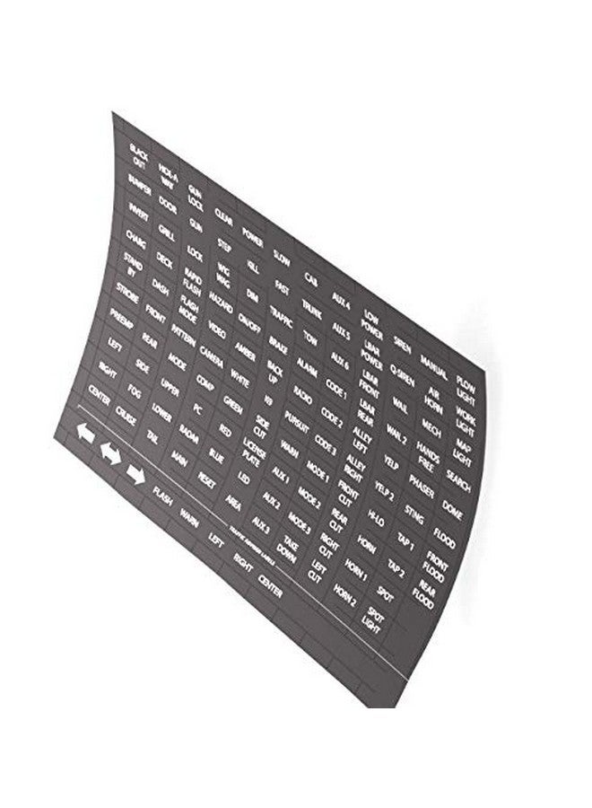 UBL Official Feniex Replacement Legend Stickers ; 4200 Mini And Typhoon - Image 2