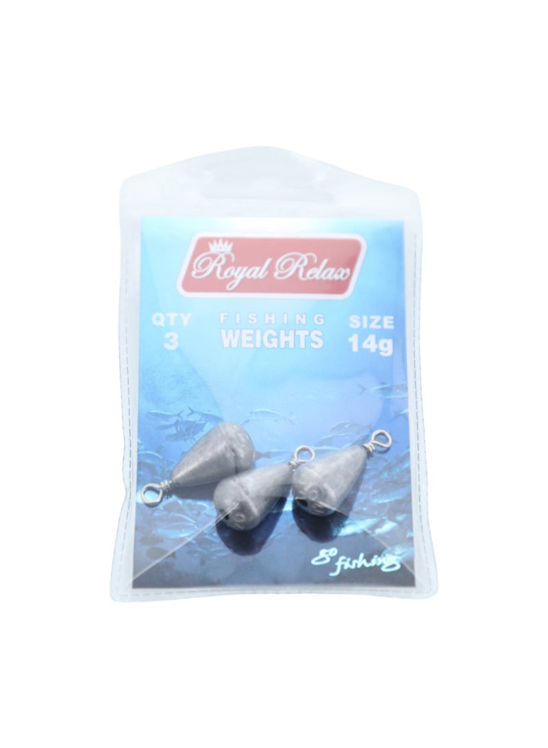 Royal Relax Fishing Weights 103A 14g 3pcs