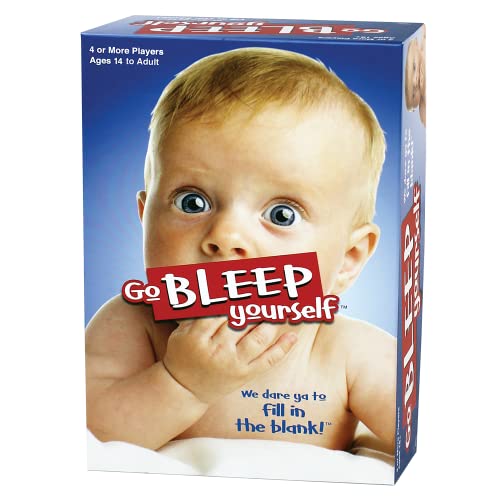 PlayMonster Go Bleep Yourself Game The Party Game That Dares You To Fill in The Blank Ages 14 - Image 1