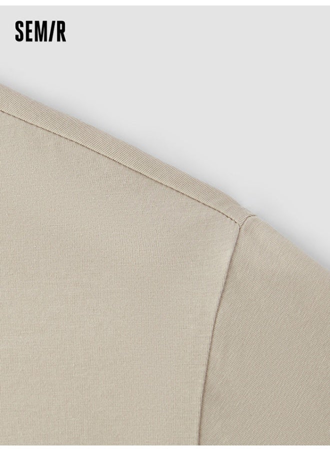 SEMIR Men's Solid Colored T-Shirt - Image 4