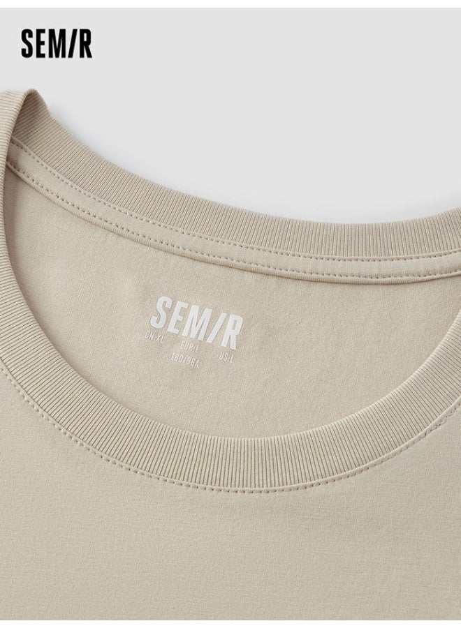 SEMIR Men's Solid Colored T-Shirt - Image 3