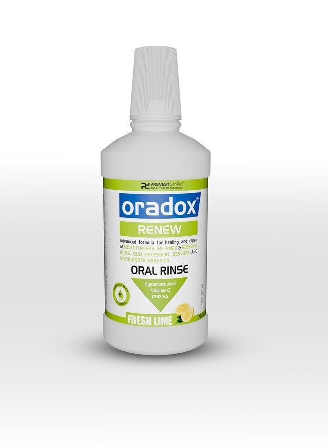 Oradox Renew Oral Rinse | Mouth Wash | Advanced Formula for Healing & Repair of Mouth Ulcers | Inflamed & Bleeding Gums | Gum recession | Denture & Orthodontic Abrasion | 100ML - Image 1