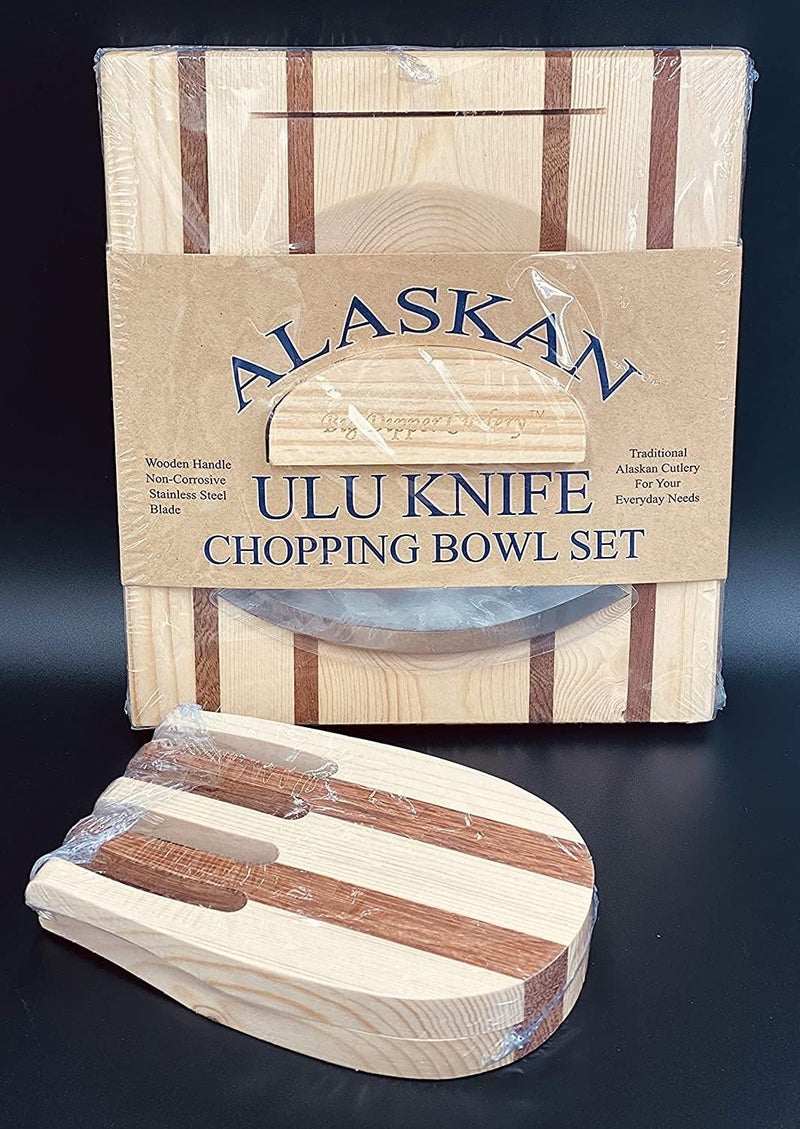 ULU Knife and Chopping Bowl with Salad Claws - Image 2