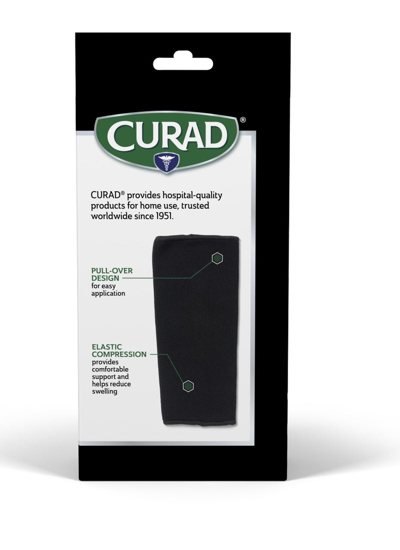 Medline CURAD Knee Support for Men & Women  Elastic  Pull-Over  Knee Brance for Running Knee Pain  Workout Sports Knee Brace  Black  Large - Image 4