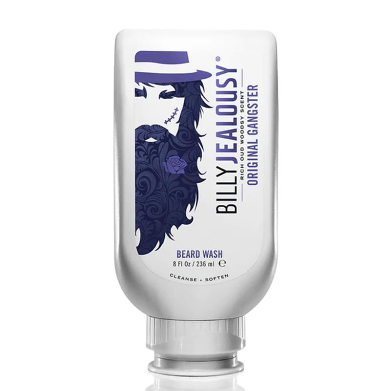 Billy Jealousy Beard Wash for Smooth, Manageable & Frizz-free Facial Hair, Beard Care Enriched with Hydrating Aloe & Strengthening & Conditioning Green Tea Extract, 8 Fl Oz - Image 1