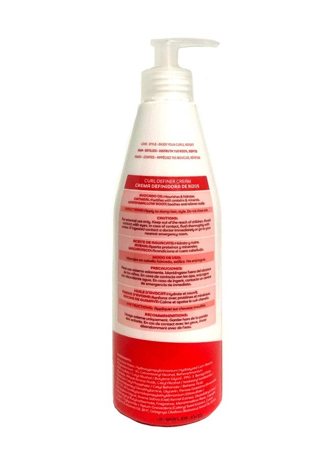 Afro Love Curly Love Curl Definer Styling Cream 16 oz (450ml) - For More Defined, Hydrated and Shiny Curls - Image 2