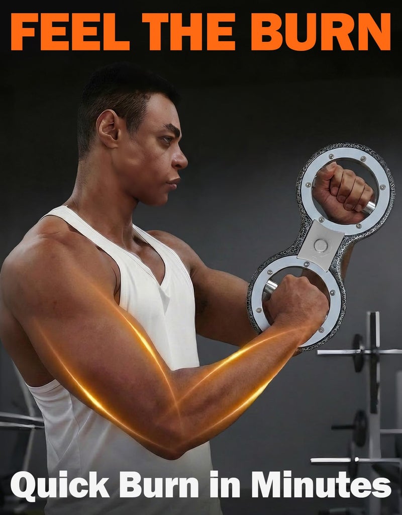 Fitarc آلة حرق الدهون الدوارة فتيارك 12 باوند، دوارة حرق الدهون، مدرب قوة القبضة، معدات تمارين الذراع، مدرب متعدد الوظائف لليد والساعد، تدريب قوة الذراع والكتف للمنزل والصالة الرياضية - Image 2
