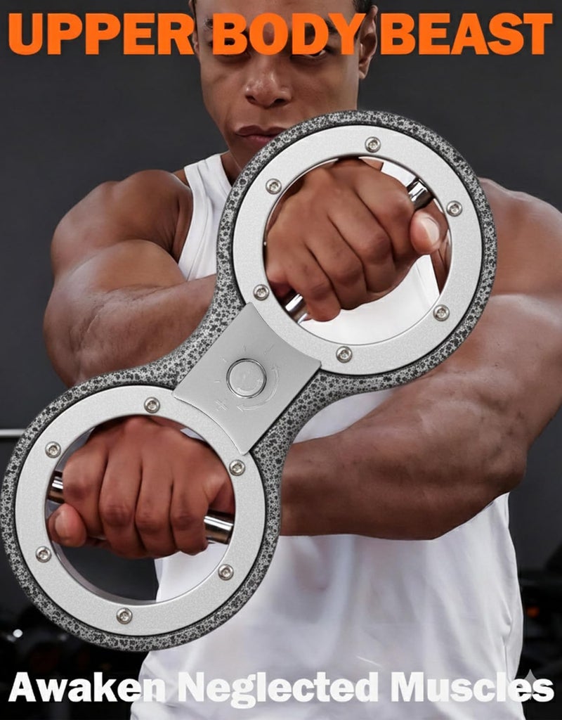 Fitarc آلة حرق الدهون الدوارة فتيارك 12 باوند، دوارة حرق الدهون، مدرب قوة القبضة، معدات تمارين الذراع، مدرب متعدد الوظائف لليد والساعد، تدريب قوة الذراع والكتف للمنزل والصالة الرياضية - Image 3