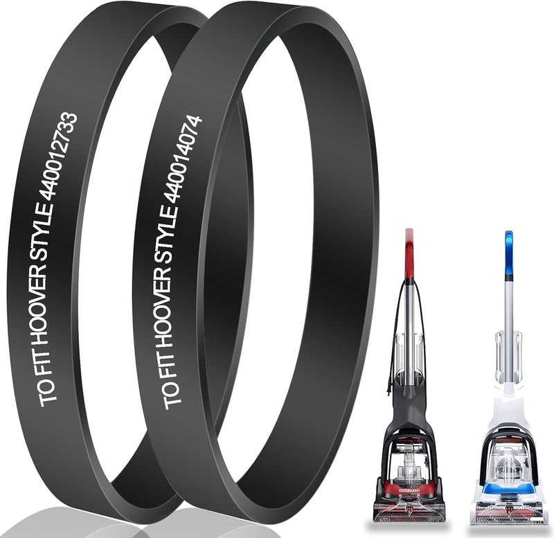 اي تي يو او اي أحزمة مكنسة البديلة لمكنسة Hoover PowerDash Pet Compact للسجاد، قطع بديلة 440012733/440014074، تناسب الموديلات: FH50700، FH50750، FH50702، FH50703، FH50710 منظف السجاد - Image 1