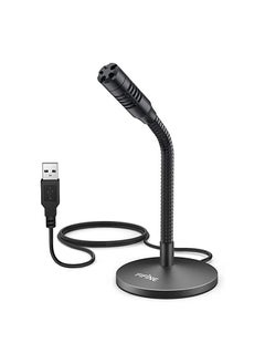 FIFINE Mini Gooseneck USB Microphone for Dictation and Recording,Desktop Microphone for Computer Laptop  - Image 1