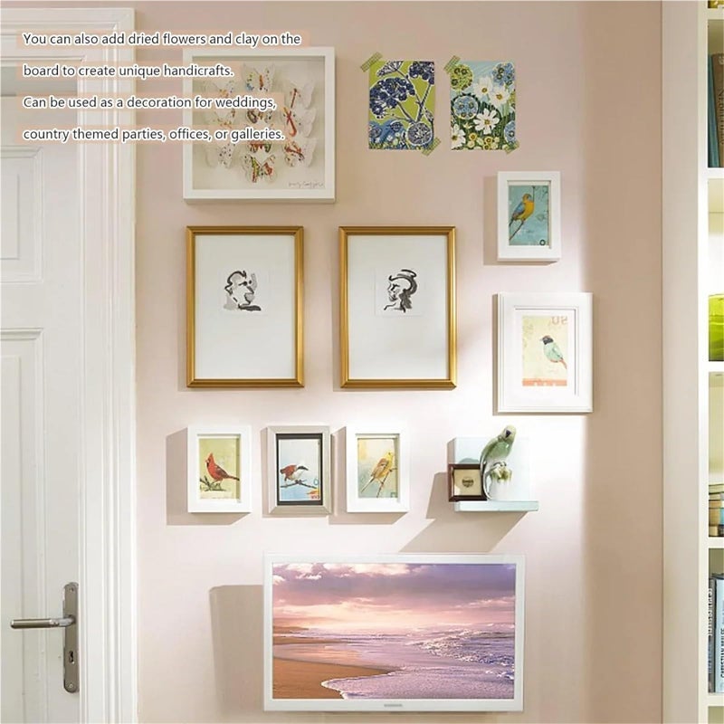 ARS 8 Pieces 5.5x7 Inch Unfinished Wood Panels for Acrylic Pouring and Oil Painting, providing unlimited painting space for you to create the artwork. - Image 4