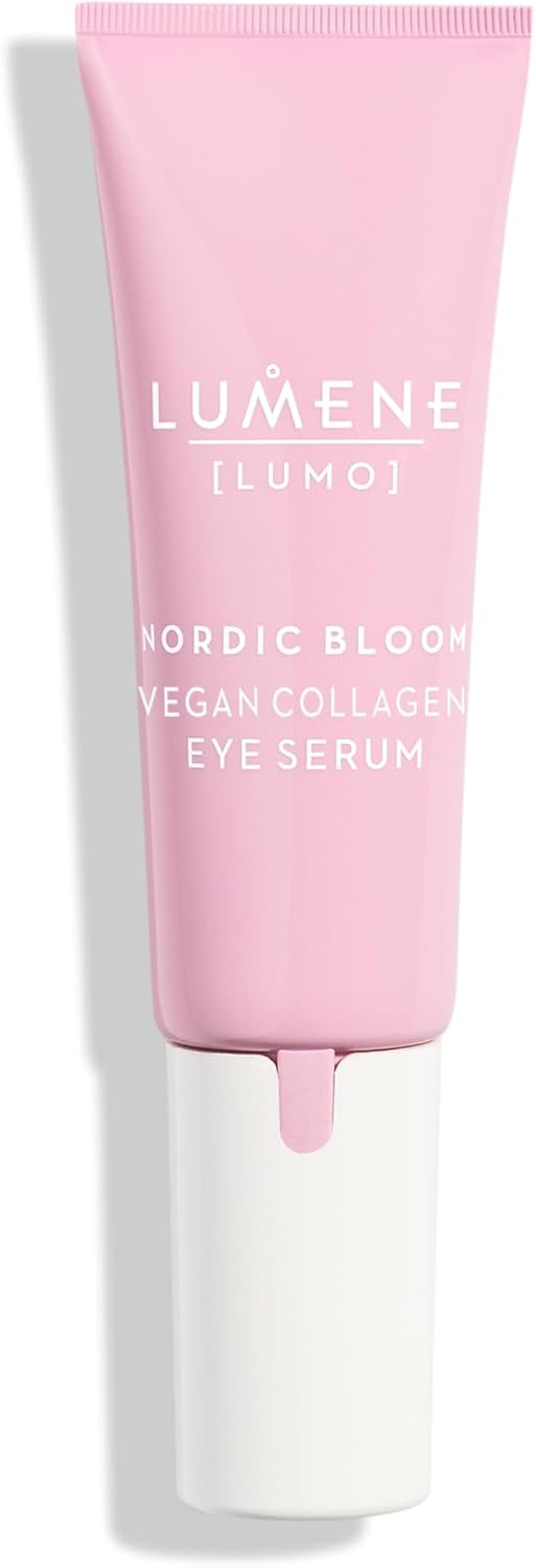 LUMENE Nordic Bloom LUMO Collagen Eye Serum Targets Fine Lines Puffiness Enriched with Vegan Collagen Nordic Berry Extract Firms Brightens Delicate Eye Area Vegan 10 ml