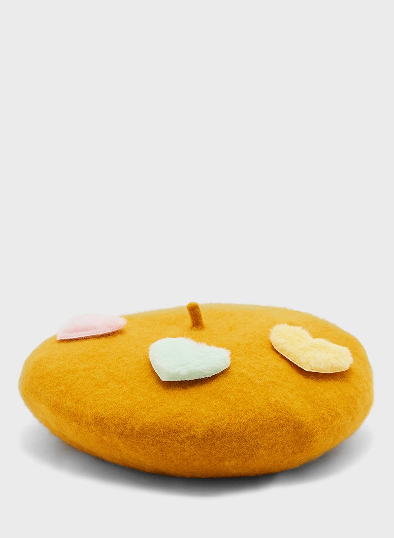 Ginger Heart Beret Hat - Image 1