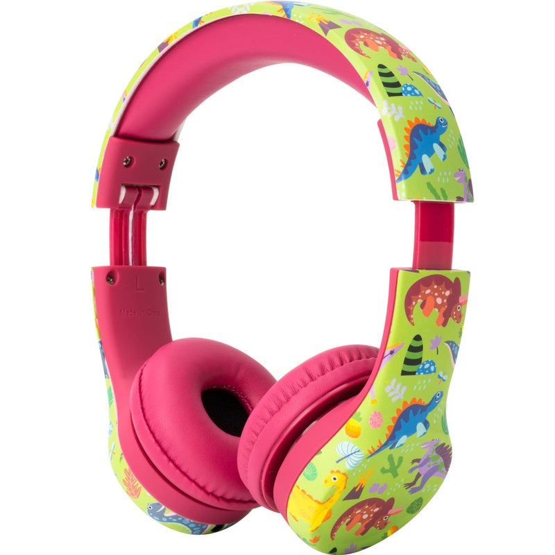 Snug Play+ Kids Headphones â€“ Volume Limited 93dB for Safe Listening â€“ Foldable, Durable Headphones for Toddlers, Boys & Girls â€“ Tangle-Free Cord â€“ Ideal for Travel, School, Tablets - Dinosaurs - Image 2