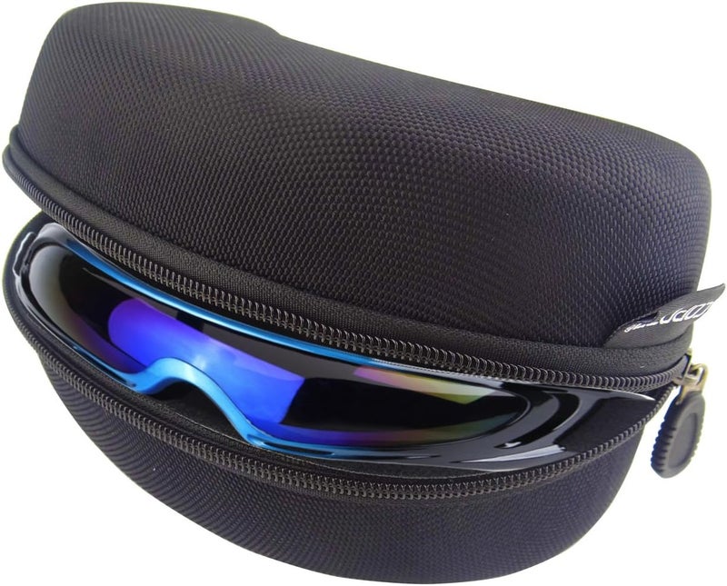 Hanperal Big Large Hard Sports Glasses Case, SKI Snowboard Snow Goggles Box, Sports Glasses Storage Holder - Image 2