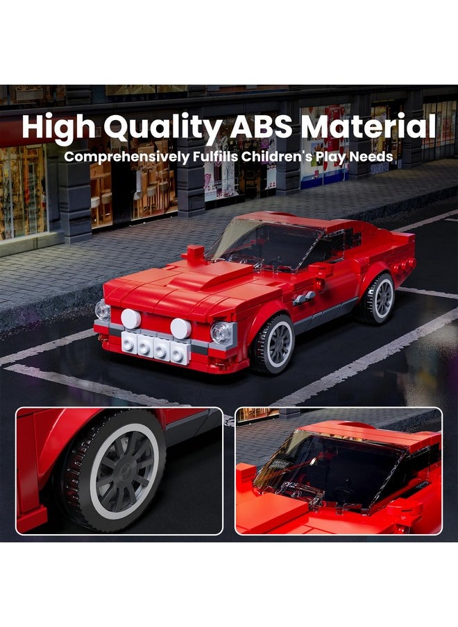mould king Mould King Vantage 1977 Classic Sports Car Building Kits, MOC Racing Car Toys Model, Vehicle Blocks Set Suitable for Boys to Build, House Decoration Gifts for Kids and Adults 27084 (365 Pcs)  - Image 4